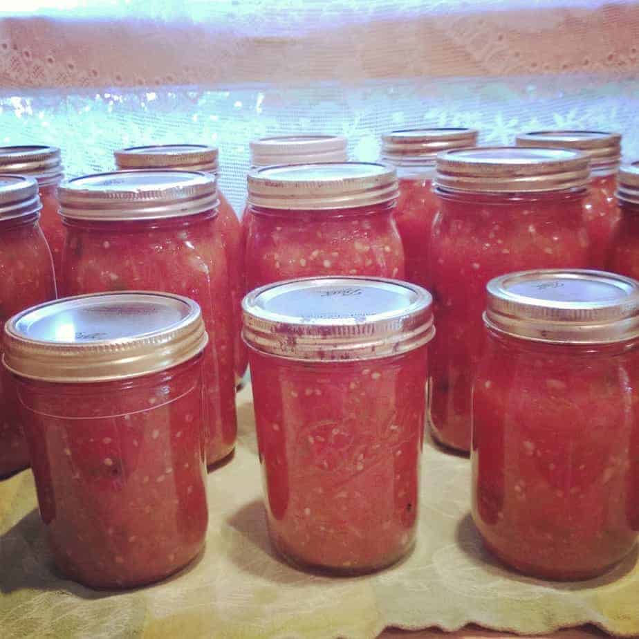 Our salsa made with local ingredients.