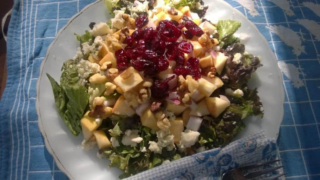 My favorite holiday salad uses apples!