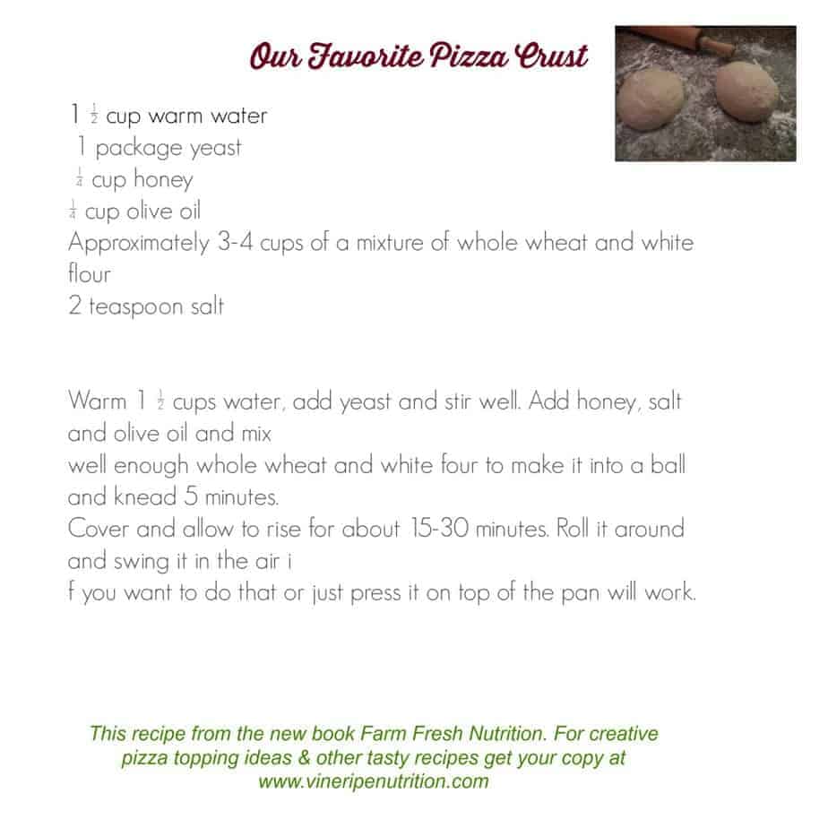 Here is my husband's world famous pizza recipe!