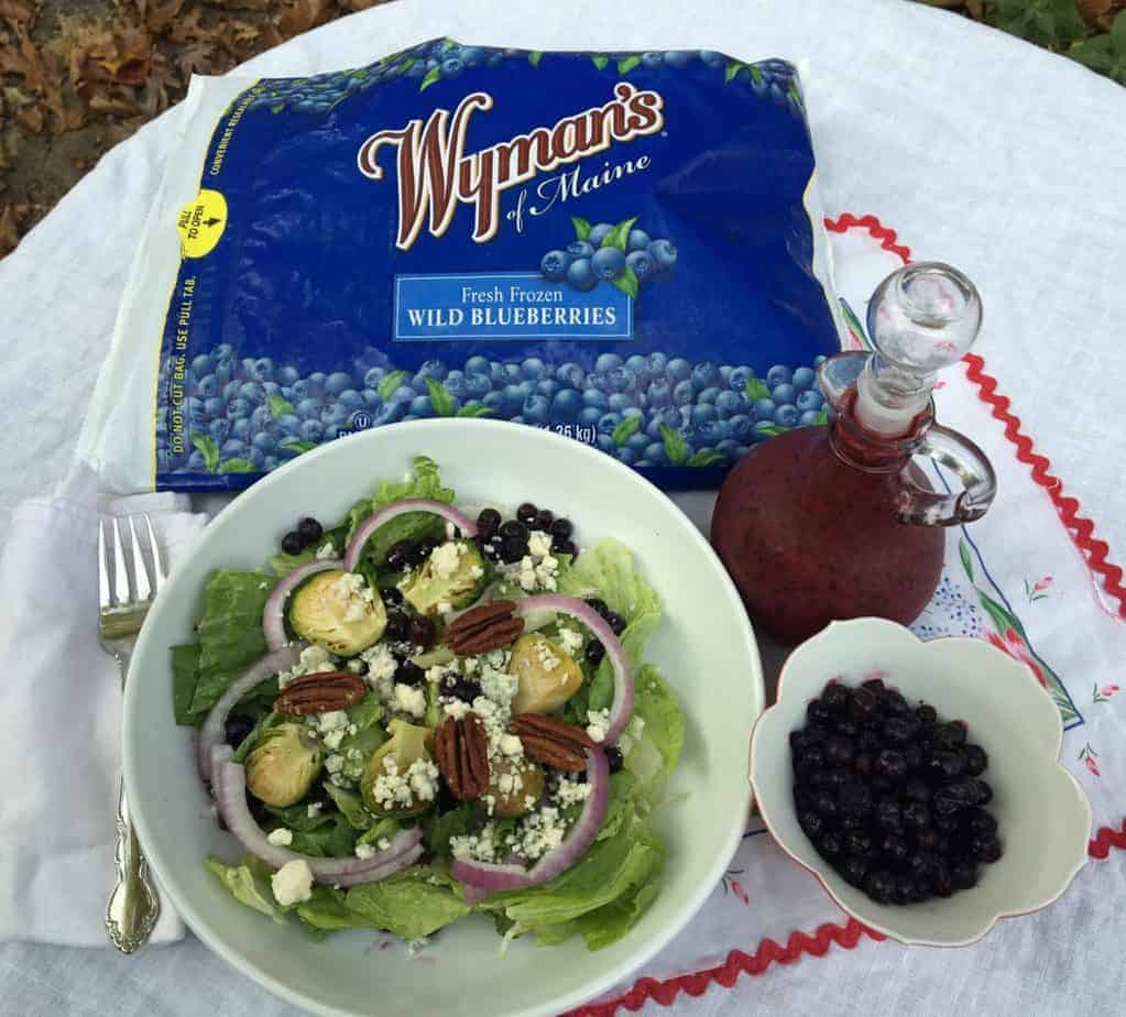 Wild Blueberry Holiday Salad with Wild Blue Berry Vinaigrette