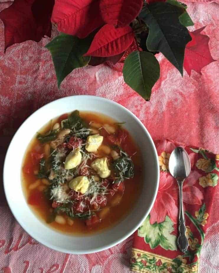Try this Italian Christmas Tortellini Soup