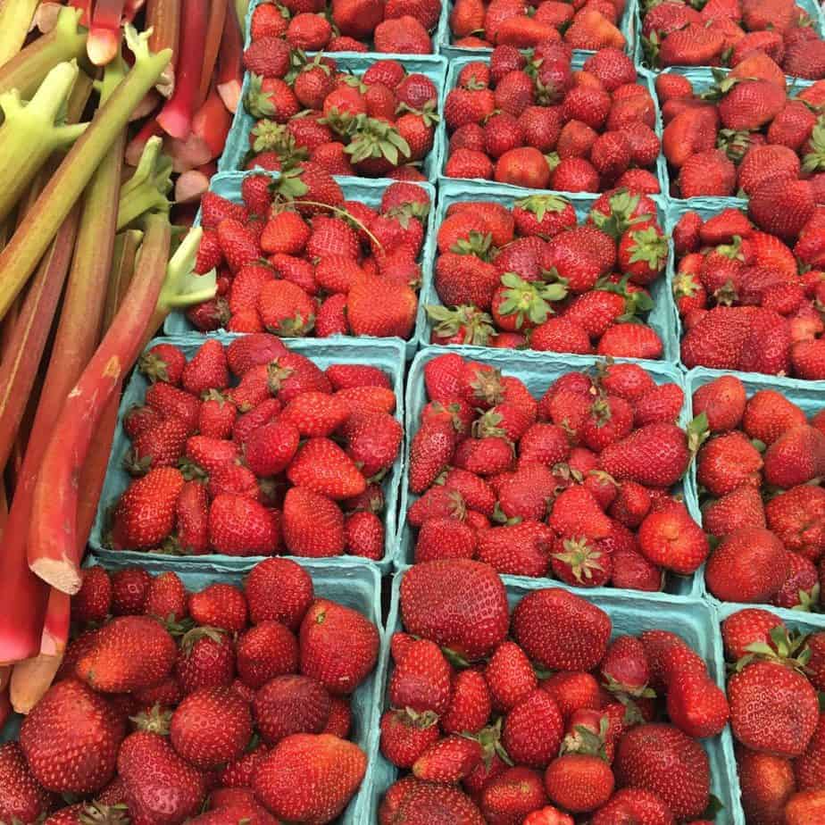 Strawberries and Rhubarb